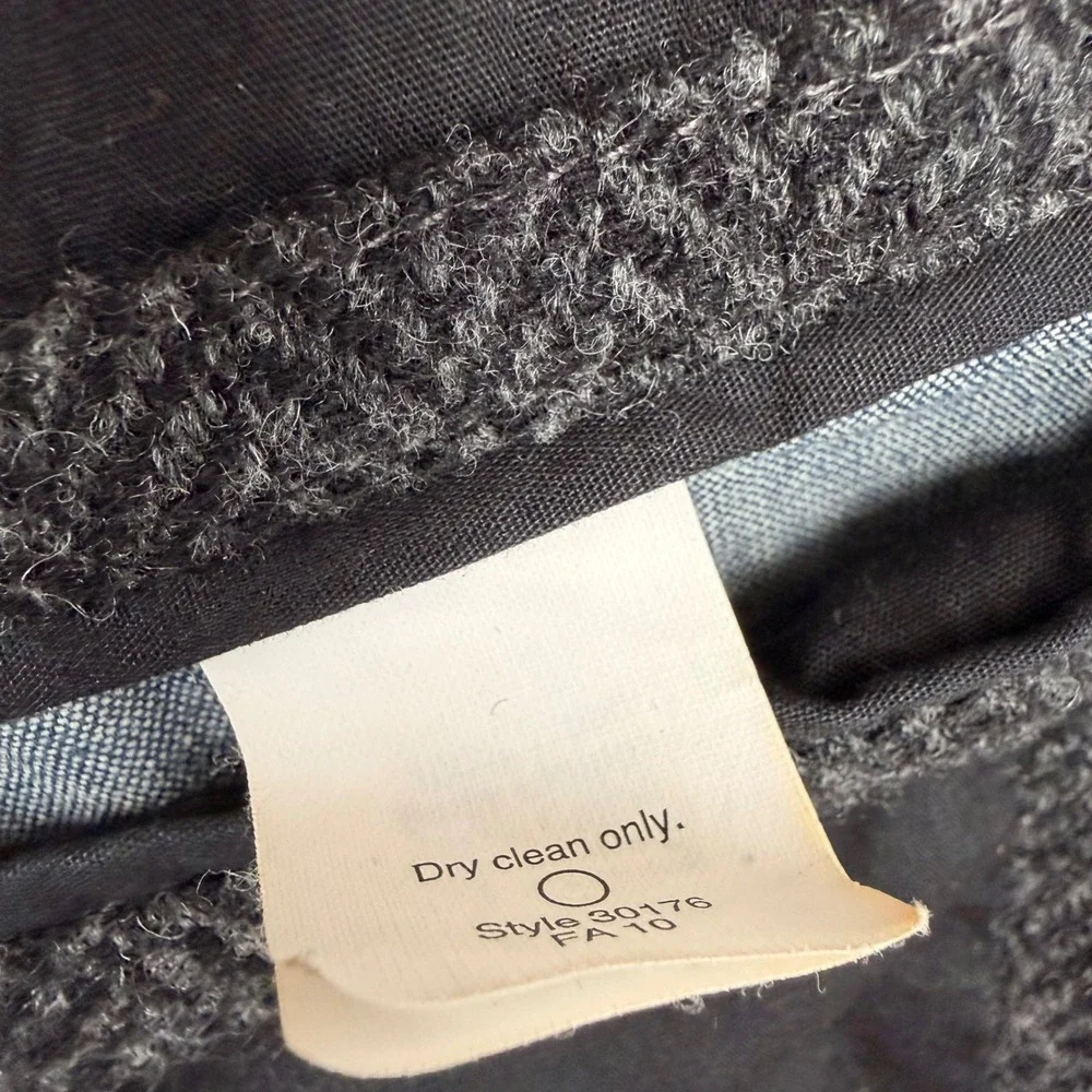 J.Crew Mens 40R Wool Herringbone Blazer Charcoal Grey Ludlow Sport Coat 30176